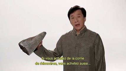 La campagne de Jacky Chan contre le trafic des cornes de rhinocéros