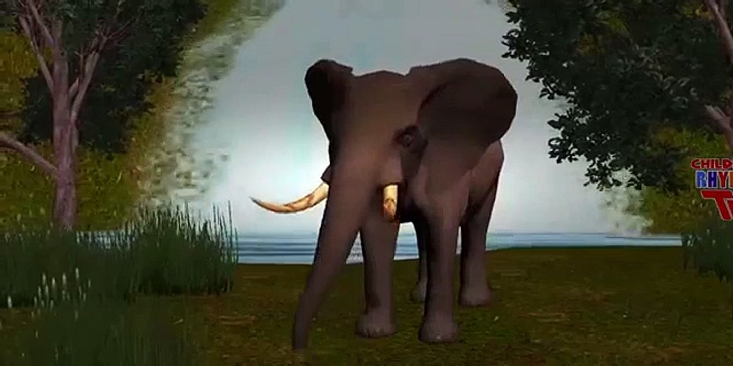 Finger Family Nursery Rhymes Elephant Cartoons for Children | Finger Family Children Nursery Rhymes