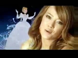 hilary duff- cinderella disney mobile commercial
