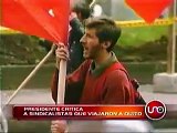 Lapida en el cuello a sindicalistas por declaración de Uribe