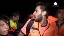 مهاجران به جزایر یونان در نزدیکی ترکیه هجوم آورده اند