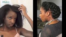 Natural Hair Formal Twisted Updo - Protective Style Nik Scott