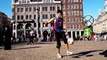 Freestyle Footballer Flaunts His Skills Across Amsterdam