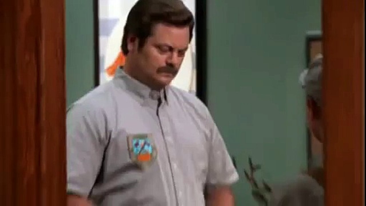 BE A MAN. - Ron Swanson