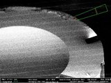 Focused ion beam milling on an optical fiber