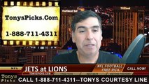 Detroit Lions vs. New York Jets Free Pick Prediction NFL Preseason Pro Football Odds Preview 8-13-2015