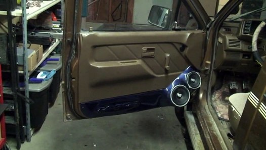 New Zapco I Force Speakers In Custom Fiberglass Door Panels Sound Quality