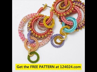 how to make crochet earrings earrings crochet crochet earring tutorial