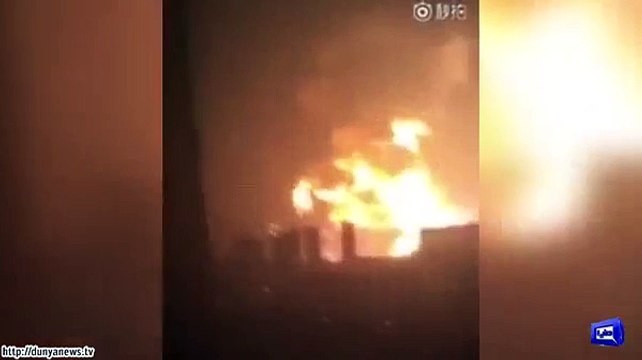 Huge blasts kill at least 50, injure hundreds in China.