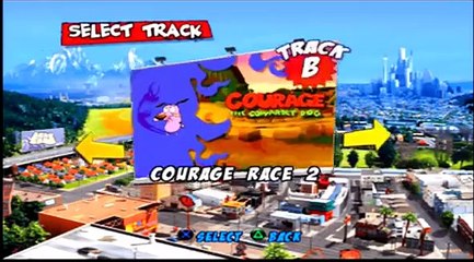 Cartoon Network Racing PS2 Courage And Dee Dee Gameplay