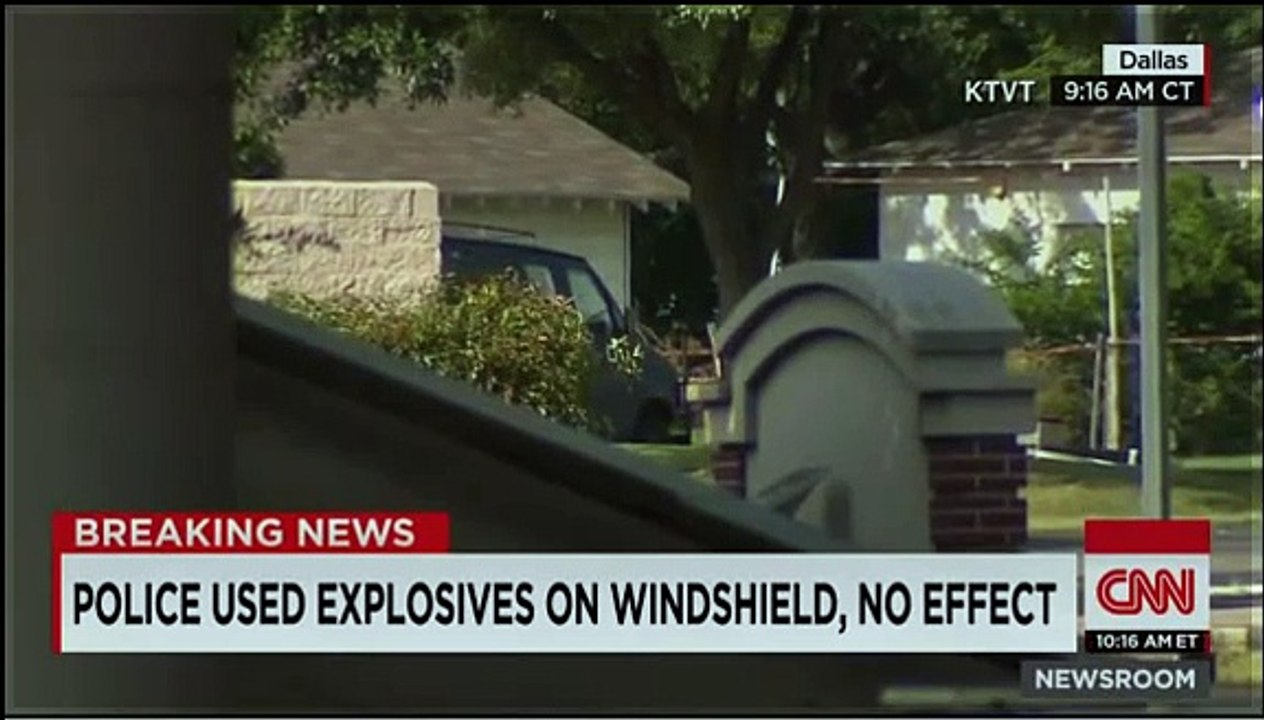 Dallas Police Sniper Shoots Kills Suspect in Dallas Police Headquarters Shooting Attack