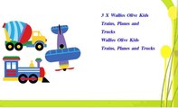 3 X Wallies Olive Kids Trains  Planes and Trucks