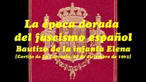Infanta Elena Borbón | Bautizo en el Palacio de la Zarzuela con Franco y doña Carmen