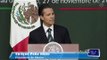 Peña Nieto anuncia diez iniciativas para fortalecer paz y justicia