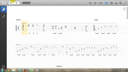 Guitar pro tab - Dấu Mưa Solo