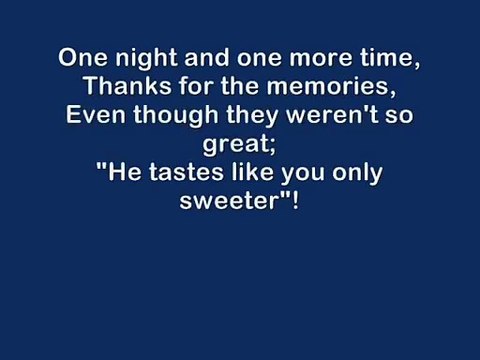 Fall Out Boy - Thanks For The Memories lyrics with song
