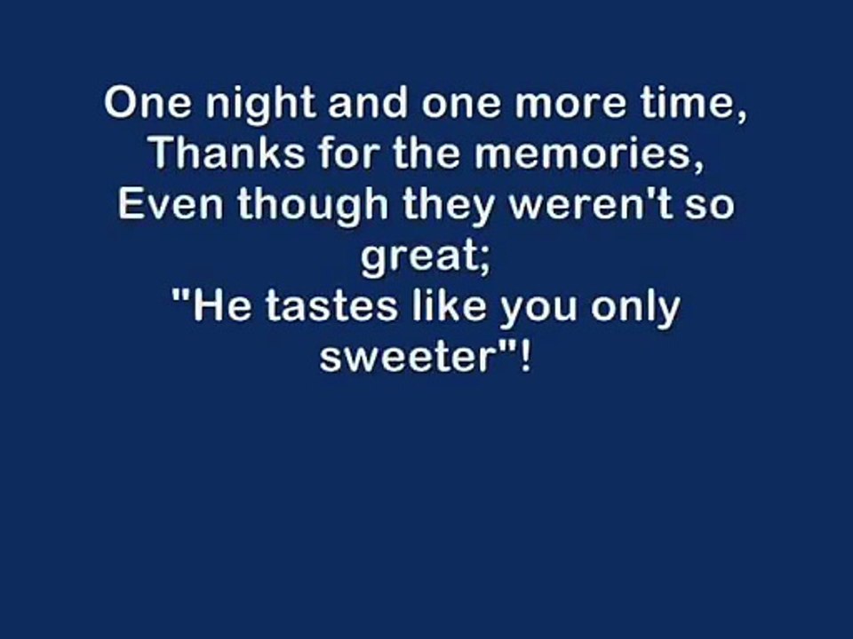 Fall Out Boy - Thanks For The Memories   lyrics with song
