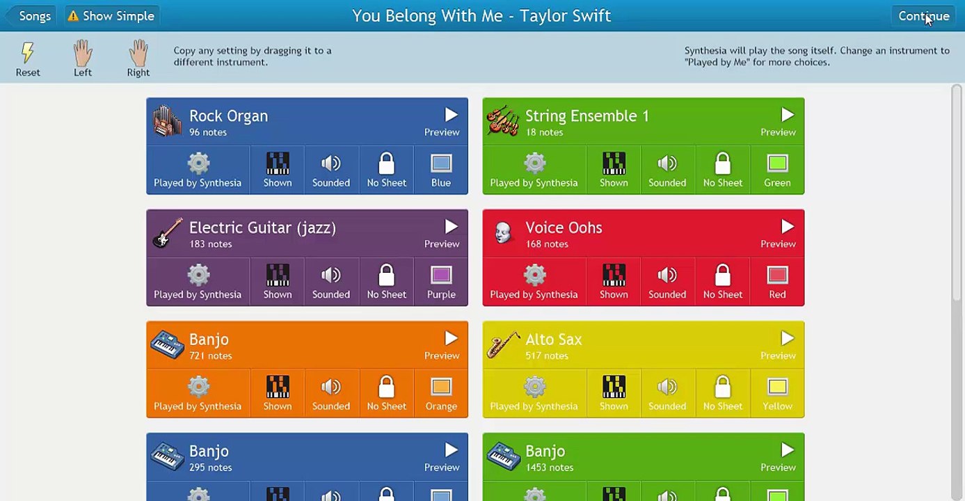 You Belong With Me - Taylor Swift (Synthesia)