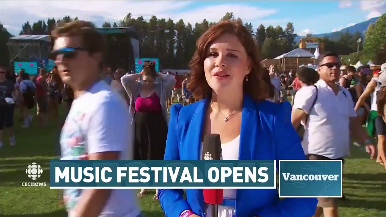 CBC reporter Megan Batchelor gets unwanted kiss from man at Squamish Valley Music Festival