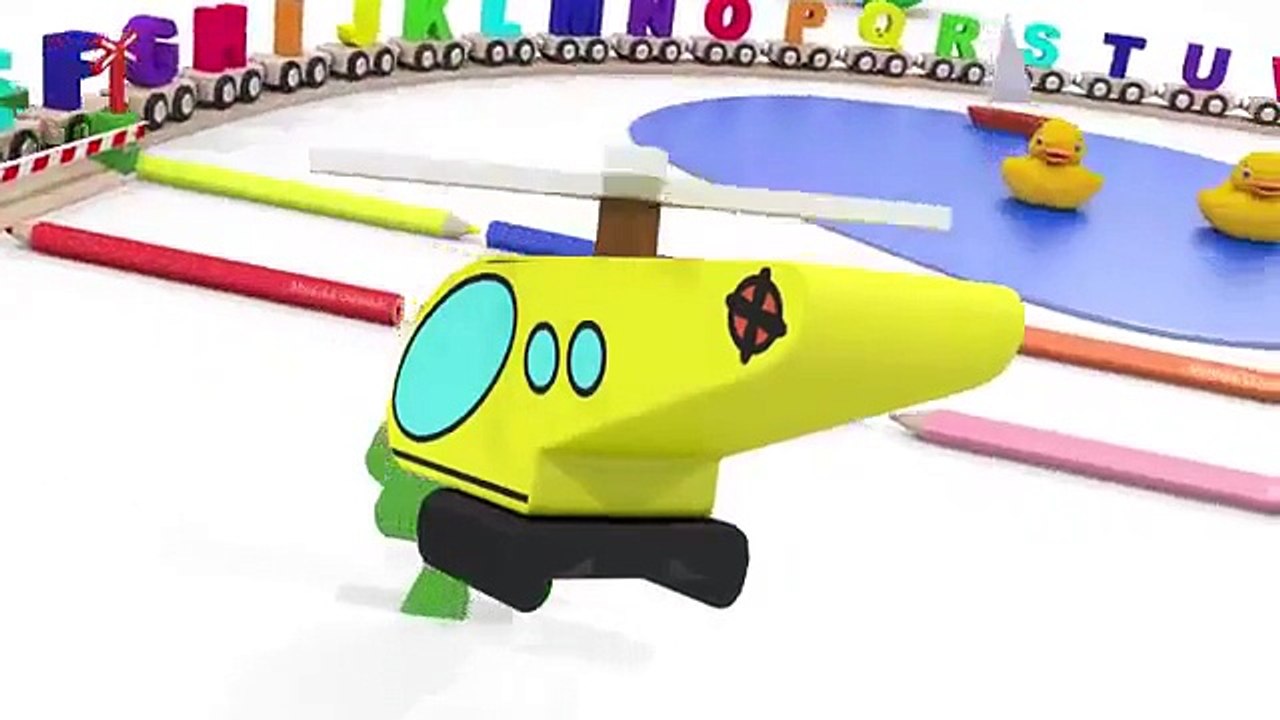 ABC song for children  Nursery rhymes for babies  Trains cartoons for children