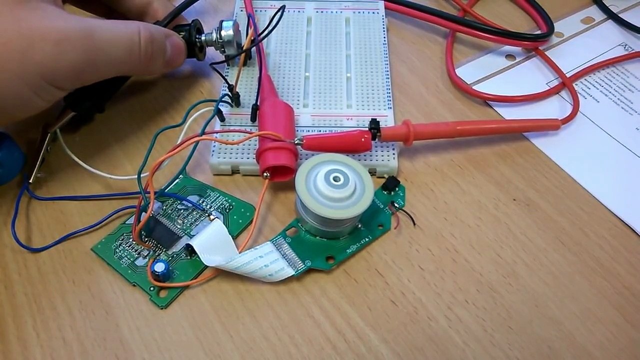 Very easy way of controlling CD DVD ROM spindle or BLDC motor (TA8493AF
