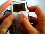 TELEFONO CELLULARE PER ANZIANI SENIOR MOBILE PHONE TASTI NUMERI GRANDI SOS CALL TORCIA