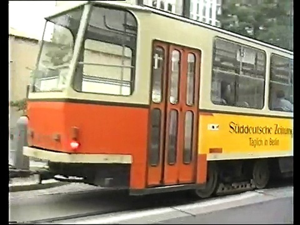 Berliner Strassenbahn 1990