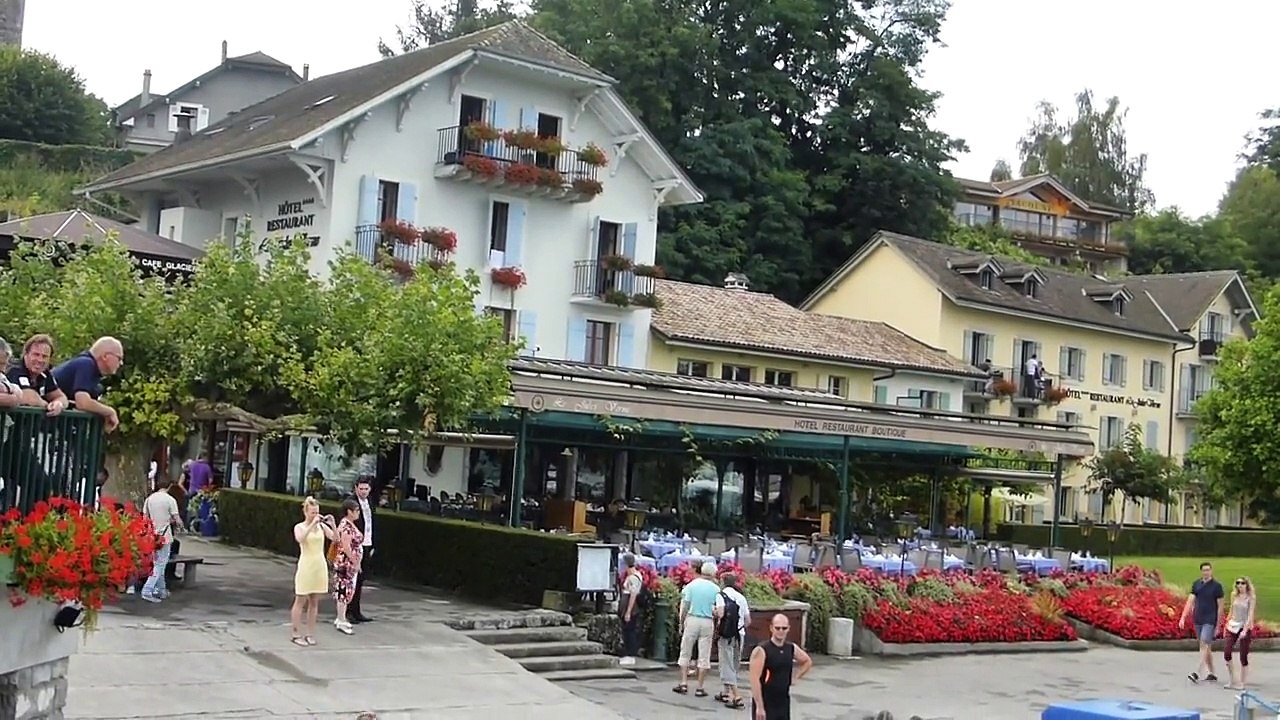 Yvoire sur le Léman, un des plus beaux villages de France HD