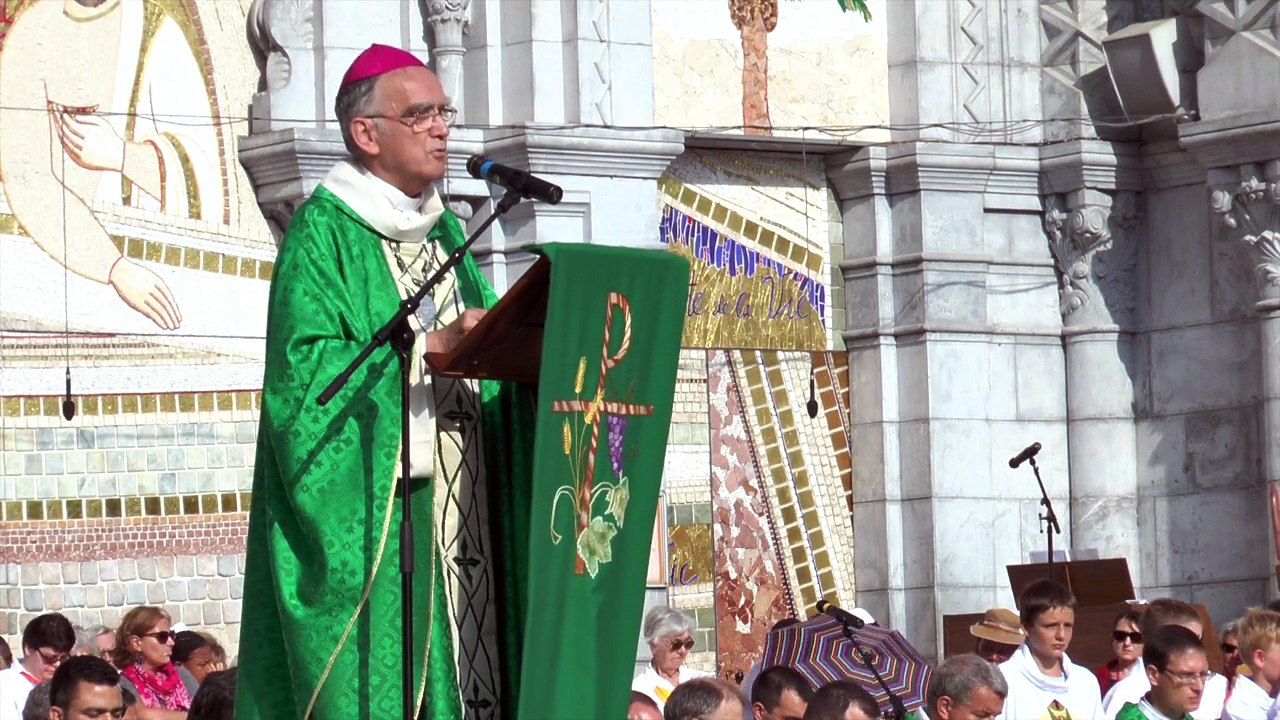 Pèlerinage National - Lourdes 2015 - Homélie Monseigneur Pontier