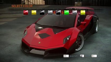 Best Car in NFS The Run - Lamborghini Sesto Elemento , Customizing and Racing !