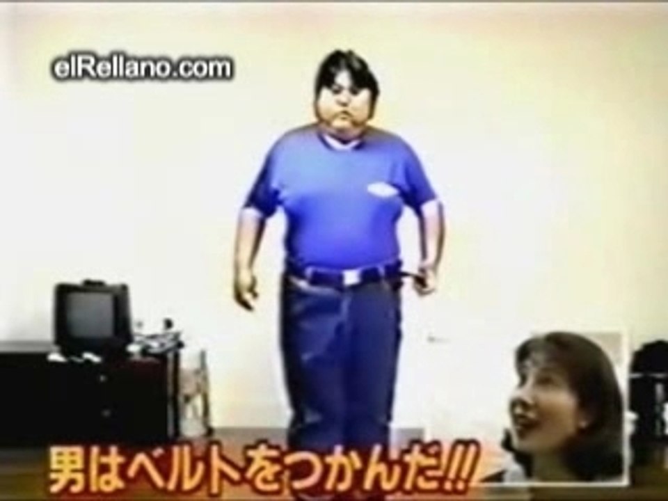 Gordito encoje barriga
