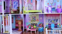 Frozen Kids Play Game at Descendants Dolls KidKraft Dollhouse Hide & Seek with Elsas Kid
