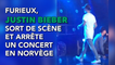 Justin Bieber sort de scène, furieux, et arrête son concert en Norvège