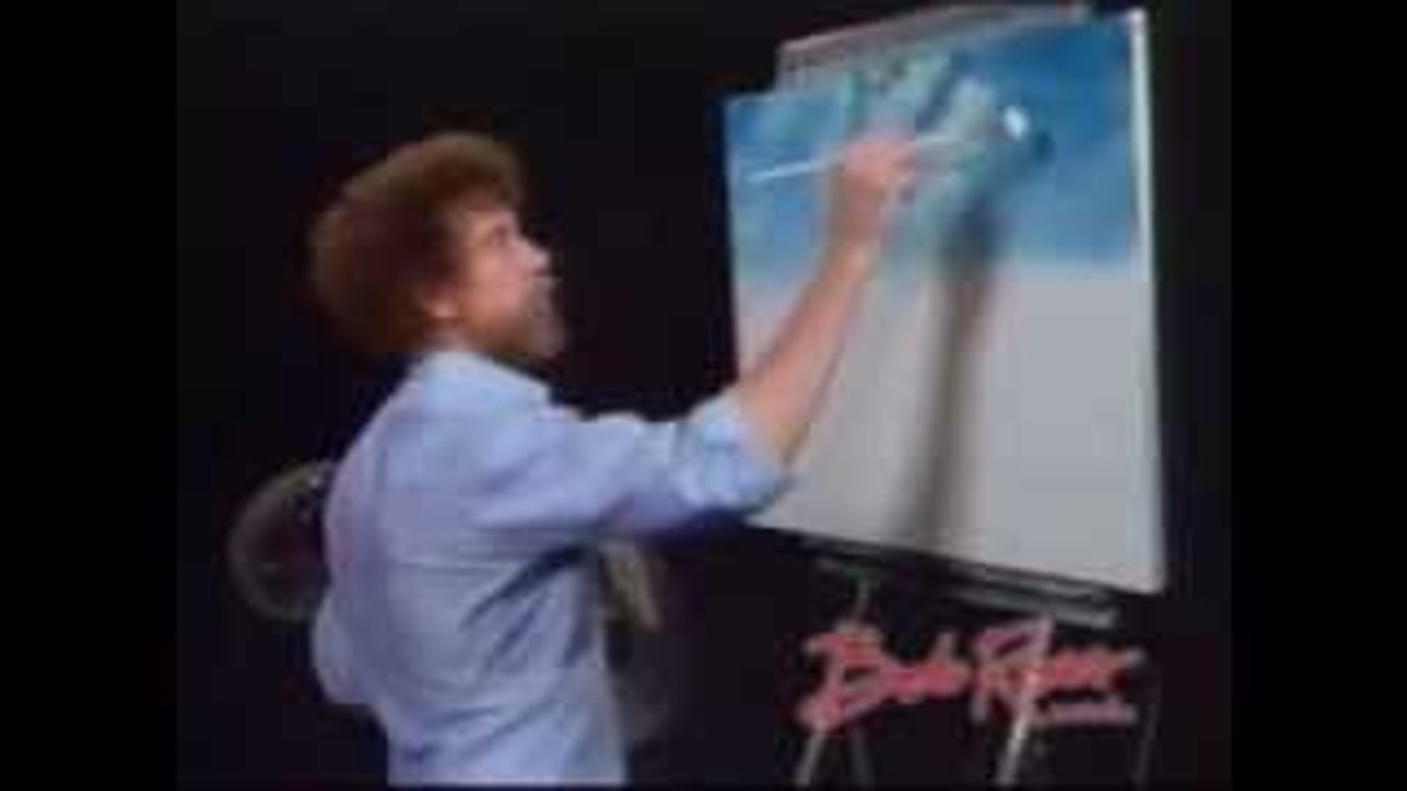 Bob Ross Painting Clouds video Dailymotion