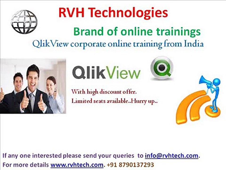 Qlikview corporate online training from india|low fee