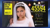Flavio Insinna per la campagna Mai più spose bambine di Amnesty International