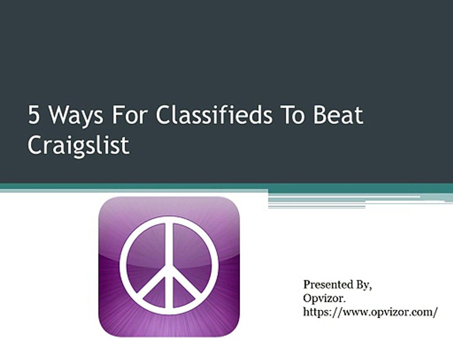 ⁣5 Ways For Classifides To Beat Craigslist