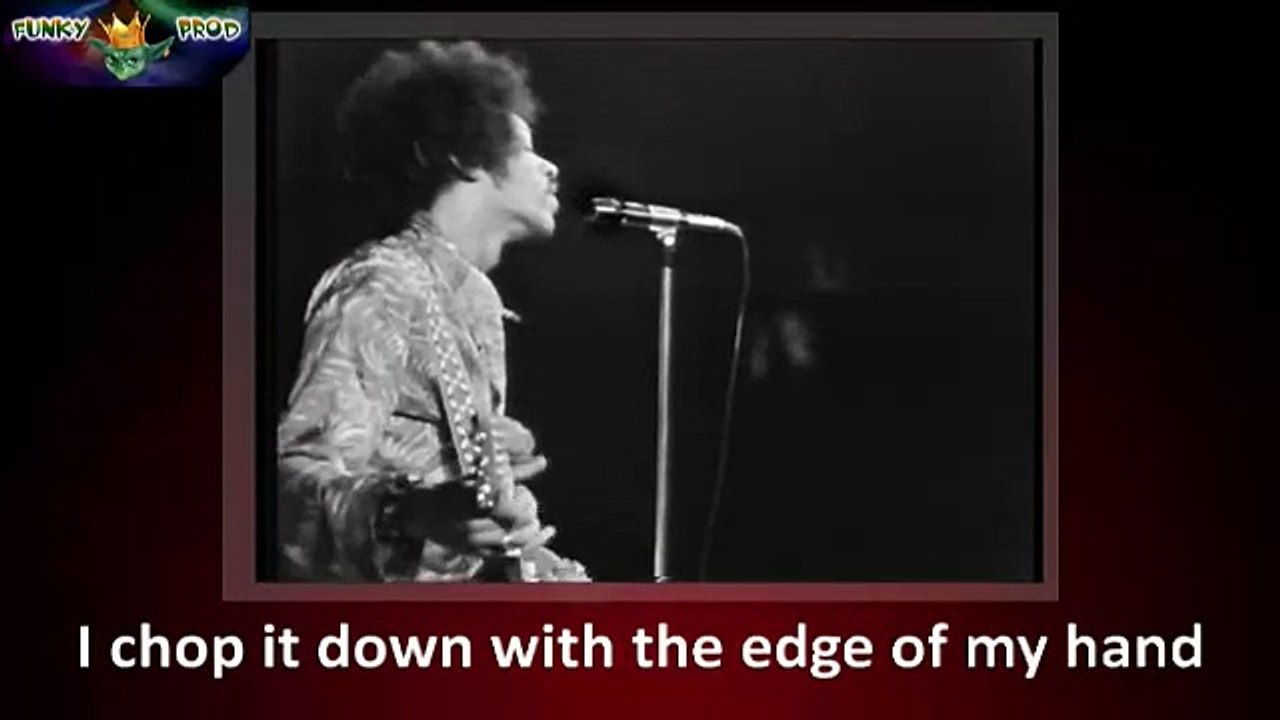 Jimi Hendrix - Voodoo Child rare awesome performance (with lyrics)