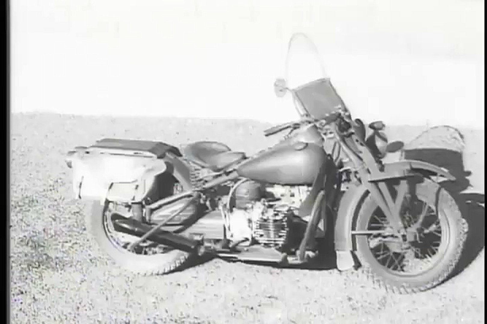 Harley Davidson Shaft Driven Motorcycles WW II