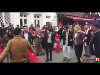 AKP'li adaydan halaylı Cumhuriyet kutlaması