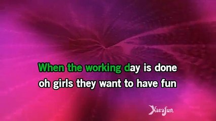 Karaoke Girls Just Wanna have Fun with Music