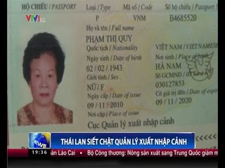 Thái Lan siết chặt quản lý xuất nhập cảnh