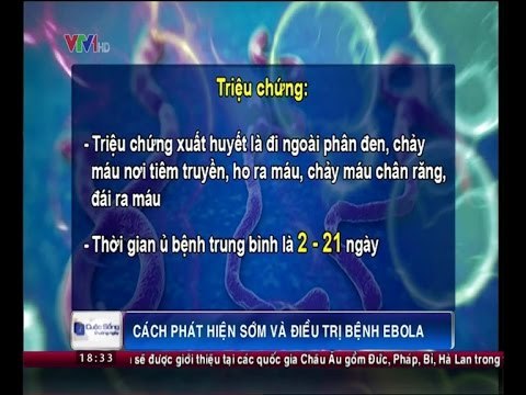 Cách phát hiện sớm và điều trị bệnh Ebola