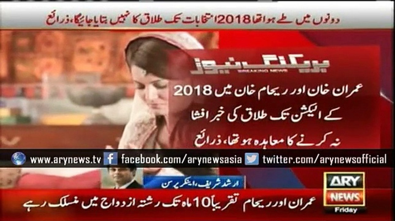 Reason of Reham Khan and Imran Khan Divorce