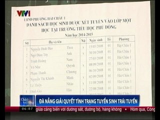 Đà Nẵng giải quyết tình trạng tuyển sinh trái tuyến