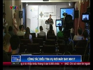 Công tác điều tra vụ rơi máy bay MH17