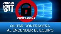 Quitar contraseña de inicio en windows 10