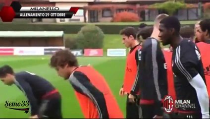 Milan training session 29.10.2015