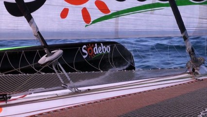 SODEBO ULTIM - TJV 2015: "Champagne sailing" entre Canaries et Cap Vert