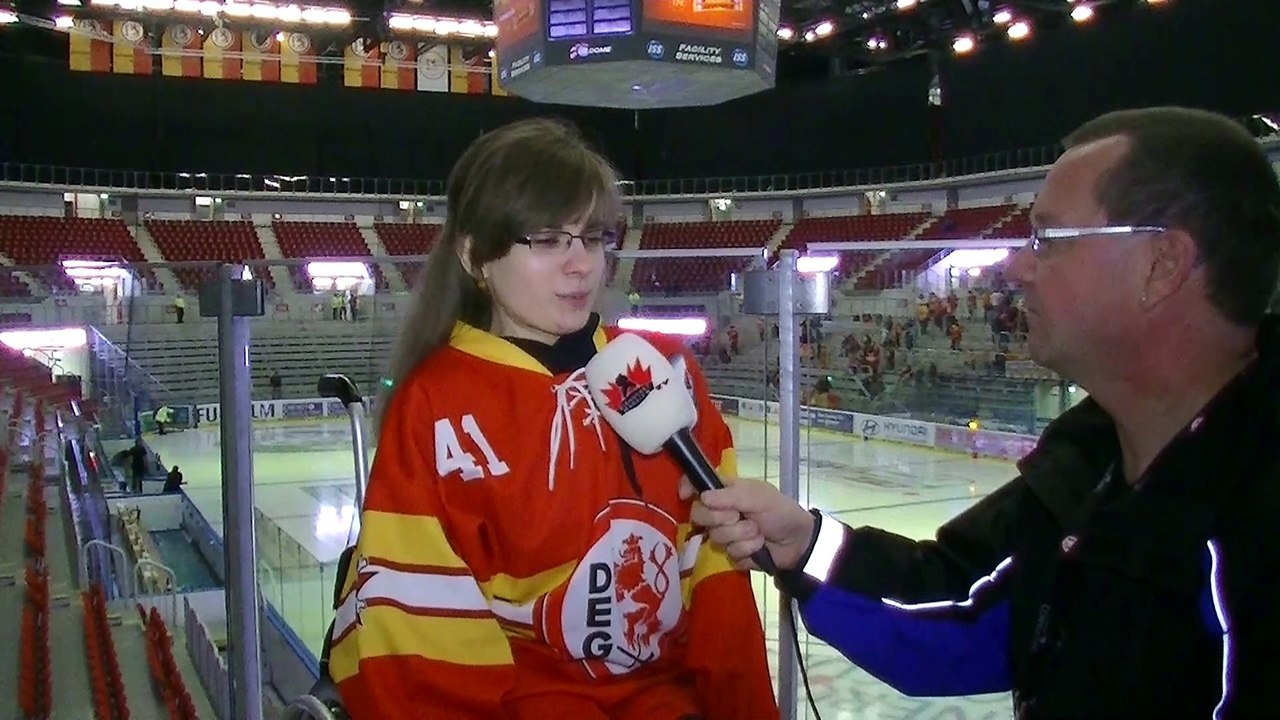 Eishockey aus einem anderen Blickwinkel